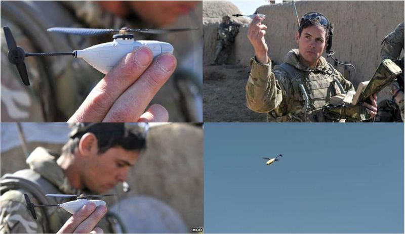 Dron Black Hornet, utilizado por algunos ejércitos en misiones de reconocimiento.